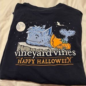 Vineyard Vines Size L Long Sleeve T shirt Halloween theme